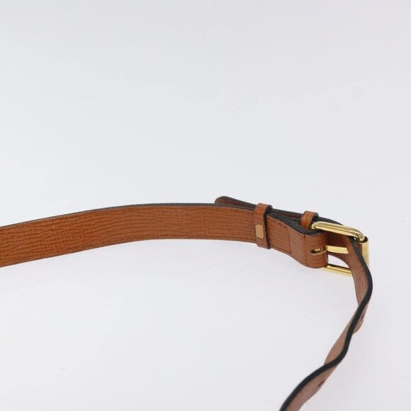 CELINE Shoulder Bag Leather Brown Gold Auth - Picture 8 of 16